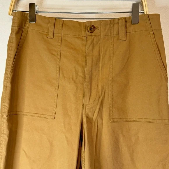 Jenni Kayne Ranger Trouser Utility Cotton Casual Tan Size 8